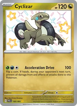 Cyclizar card from Paldean Fates, number 195/91