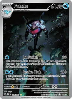 Palafin card from Paldean Fates, number 225/91