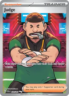 Judge card from Paldean Fates, number 228/91
