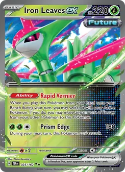 Iron Leaves ex card from Temporal Forces, number 025/162