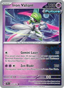 Iron Valiant card from Temporal Forces, number 079/162