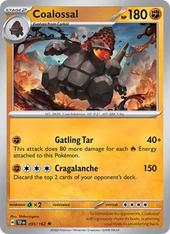 Coalossal card from Temporal Forces, number 095/162