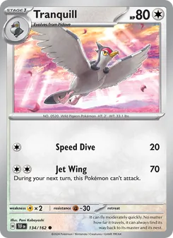 Tranquill card from Temporal Forces, number 134/162
