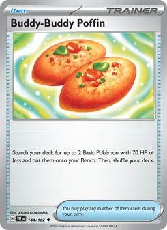 Buddy-Buddy Poffin card from Temporal Forces, number 144/162