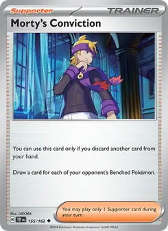 Morty's Conviction card from Temporal Forces, number 155/162