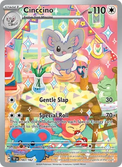 Cinccino card from Temporal Forces, number 183/162