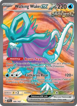 Walking Wake ex card from Temporal Forces, number 189/162