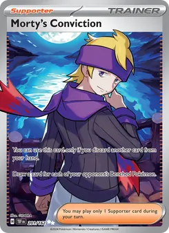 Morty's Conviction card from Temporal Forces, number 201/162