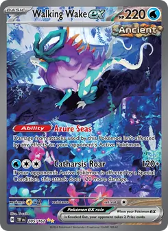 Walking Wake ex card from Temporal Forces, number 205/162