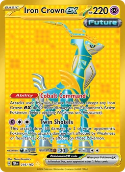 Iron Crown ex card from Temporal Forces, number 216/162