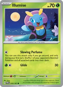 Illumise card from Twilight Masquerade, number 010/167