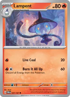 Lampent card from Twilight Masquerade, number 037/167