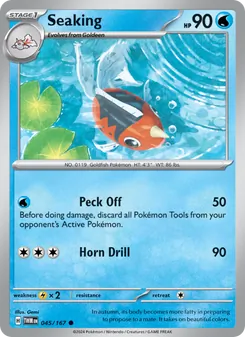Seaking card from Twilight Masquerade, number 045/167