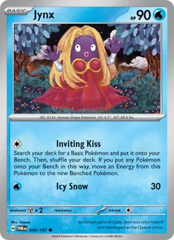 Jynx card from Twilight Masquerade, number 046/167