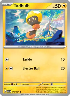 Tadbulb card from Twilight Masquerade, number 073/167