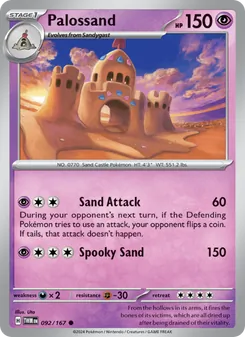 Palossand card from Twilight Masquerade, number 092/167