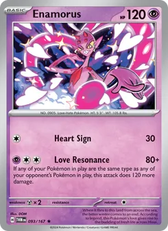 Enamorus card from Twilight Masquerade, number 093/167