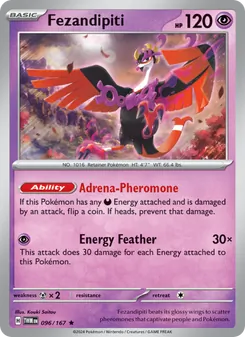 Fezandipiti card from Twilight Masquerade, number 096/167