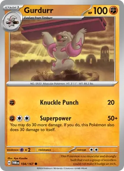 Gurdurr card from Twilight Masquerade, number 104/167