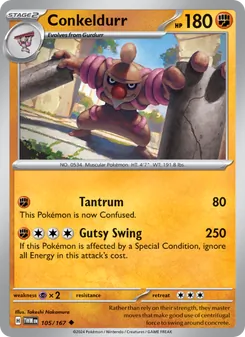 Conkeldurr card from Twilight Masquerade, number 105/167