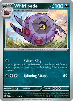 Whirlipede card from Twilight Masquerade, number 116/167