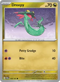 Dreepy card from Twilight Masquerade, number 128/167