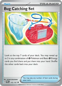 Bug Catching Set card from Twilight Masquerade, number 143/167