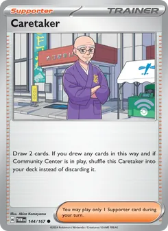 Caretaker card from Twilight Masquerade, number 144/167