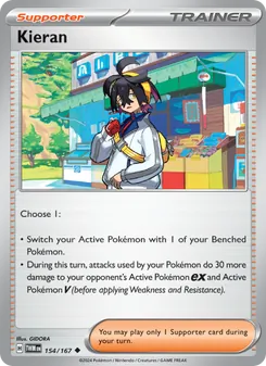 Kieran card from Twilight Masquerade, number 154/167