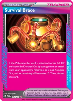 Survival Brace card from Twilight Masquerade, number 164/167