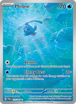 Phione card from Twilight Masquerade, number 175/167