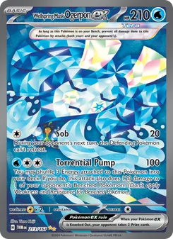 Wellspring Mask Ogerpon ex card from Twilight Masquerade, number 213/167