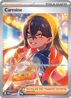 Carmine card from Twilight Masquerade, number 217/167