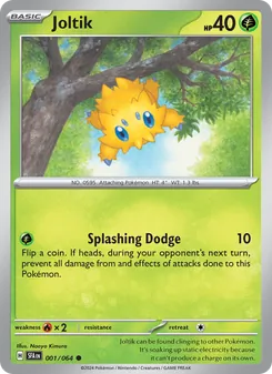 Joltik card from Shrouded Fable, number 001/64