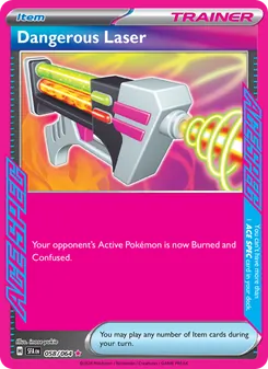 Dangerous Laser card from Shrouded Fable, number 058/64