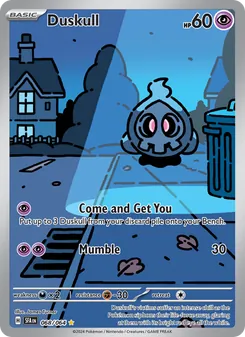 Duskull card from Shrouded Fable, number 068/64
