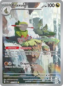 Fraxure card from Shrouded Fable, number 077/64
