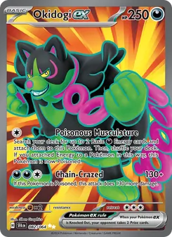 Okidogi ex card from Shrouded Fable, number 082/64