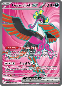 Fezandipiti ex card from Shrouded Fable, number 084/64