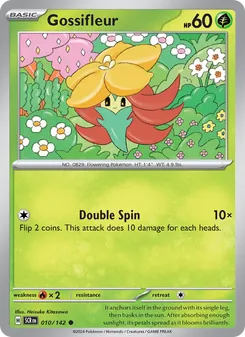 Gossifleur card from Stellar Crown, number 010/142