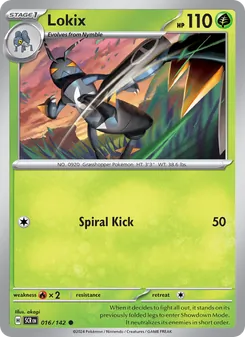 Lokix card from Stellar Crown, number 016/142