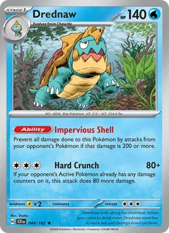Drednaw card from Stellar Crown, number 044/142