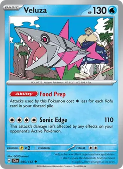 Veluza card from Stellar Crown, number 045/142