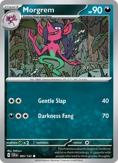 Morgrem card from Stellar Crown, number 095/142