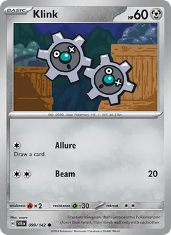 Klink card from Stellar Crown, number 099/142
