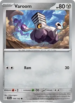 Varoom card from Stellar Crown, number 108/142