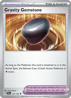 Gravity Gemstone card from Stellar Crown, number 137/142