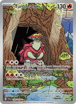 Turtonator card from Stellar Crown, number 146/142