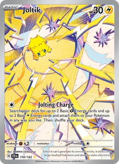 Joltik card from Stellar Crown, number 150/142