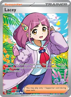 Lacey card from Stellar Crown, number 166/142